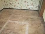 Полы в серой расцветке Пол на кухне